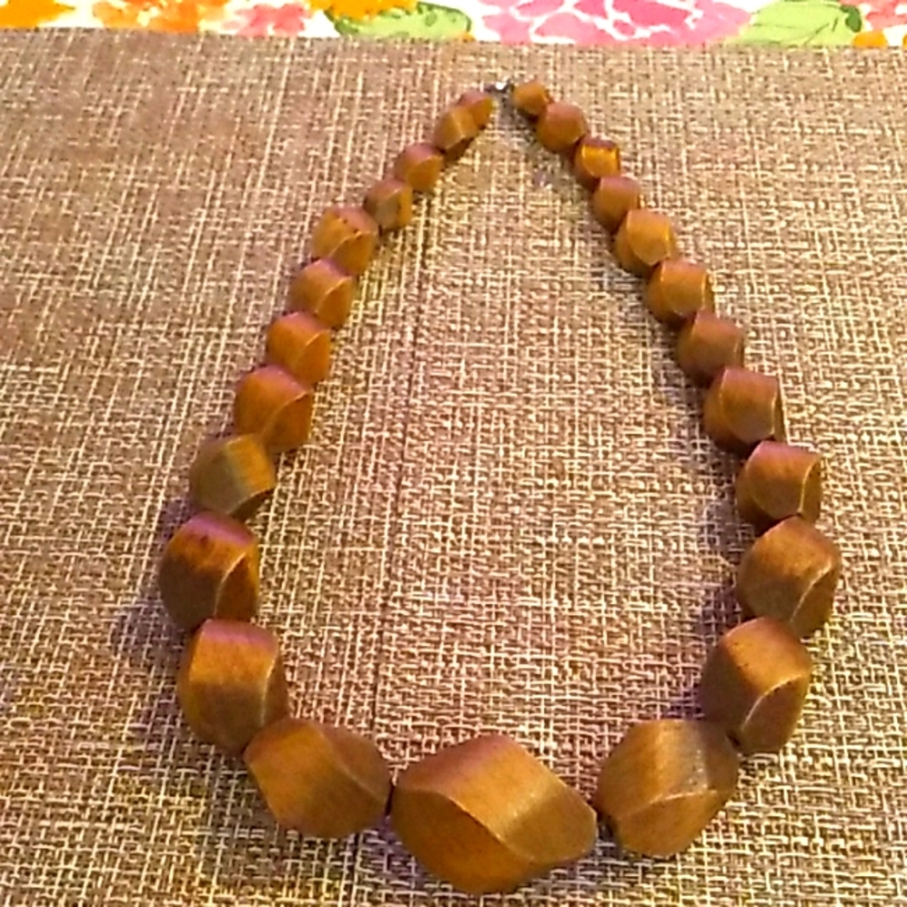New Boho Wooden Necklace